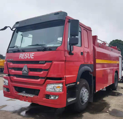 Sinotruk HOWO ফায়ার ফাইটিং উচ্চ চাপ জল স্প্রে ট্রাক 10000L