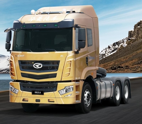 CAMC 6*4 ট্রাক্টর হেড টিপার ডাম্প ট্রাক ডিজেল 420HP ইউরো 3
