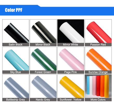 TPU PPF হাইড্রোফিলিক কার মডিফিকেশন অ্যাকসেসরিজ 60&quot;X50' সেলফ হিলিং ফিল্ম