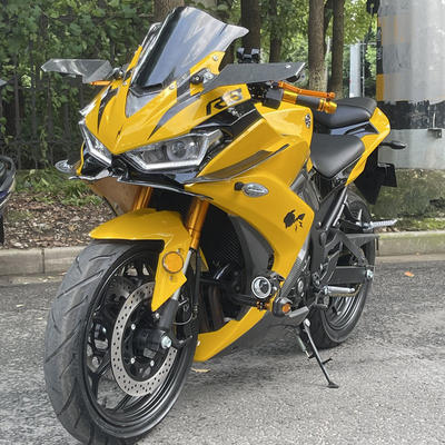 400cc চালিত রোড রেস মোটরসাইকেল 80km/H ডিস্ক মোটর বাইক