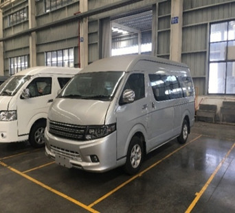 Changan Hiace 5.4m গ্যাসোলিন 15 সিটার ব্যবহৃত যাত্রীবাহী বাস 3TZ ইঞ্জিন