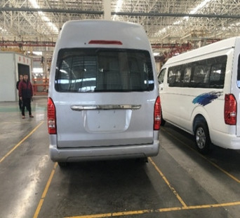 Changan Hiace 5.4m গ্যাসোলিন 15 সিটার ব্যবহৃত যাত্রীবাহী বাস 3TZ ইঞ্জিন