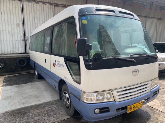 4.0L 100kw টয়োটা কোস্টার প্যাসেঞ্জার বাস 23 সিটার ডিজেল 4.0 ইউরো 3