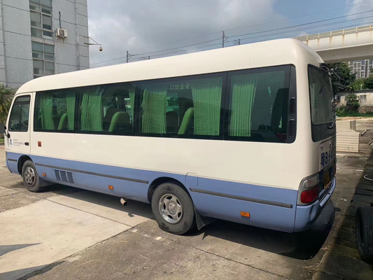 4.0L 100kw টয়োটা কোস্টার প্যাসেঞ্জার বাস 23 সিটার ডিজেল 4.0 ইউরো 3