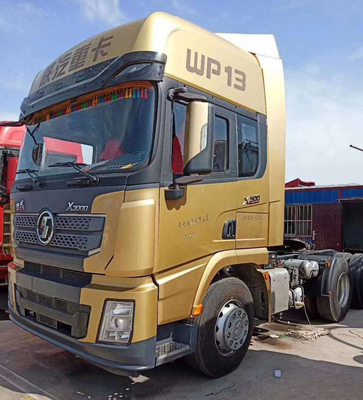 Weichai WP13.500E501 Shacman ট্রাক্টর ব্যবহৃত হেভি ডিউটি ​​ট্রাক ট্র্যাকশন ভর 40 টন