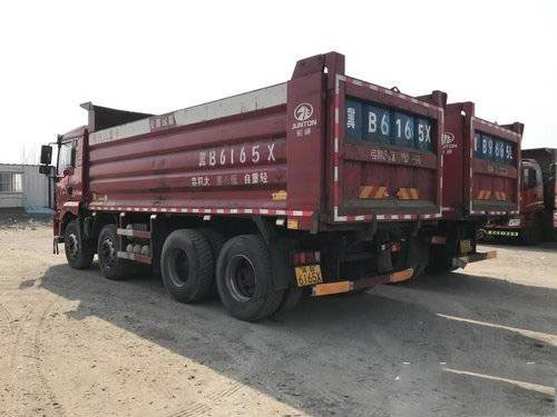 ব্যবহৃত M3000 Shacman ডাম্প টিপার ট্রাক 400HP ফাস্ট 12 স্পিড ম্যানুয়াল