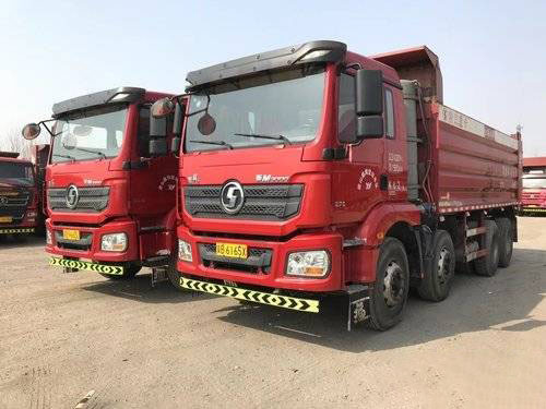 ব্যবহৃত M3000 Shacman ডাম্প টিপার ট্রাক 400HP ফাস্ট 12 স্পিড ম্যানুয়াল