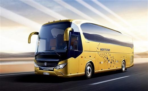 120km/H হজ 12m বিলাসবহুল VIP কোচ বাস 51 আসনের দ্রুত 6DS150T