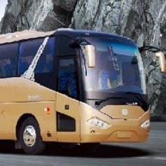 Zhongtong 12m দীর্ঘ দূরত্বের বিলাসবহুল কোচ বাস 100km/H LCK6125HQ5A1
