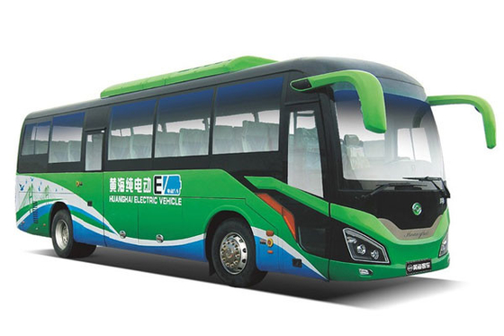 Huanghai 11m ব্যবহৃত মোটর যান 85km/H বিশুদ্ধ ইলেকট্রিক বাস 24-50 আসন