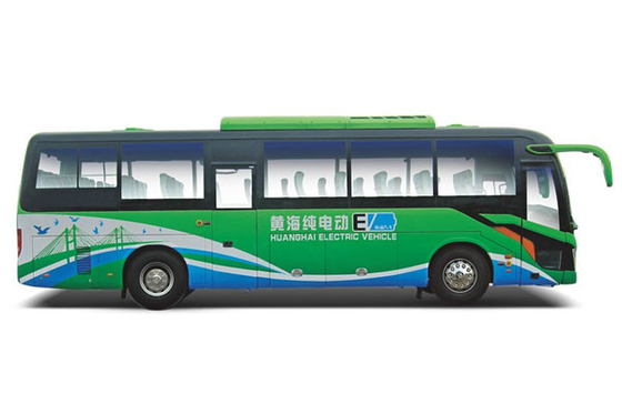 Huanghai 11m ব্যবহৃত মোটর যান 85km/H বিশুদ্ধ ইলেকট্রিক বাস 24-50 আসন