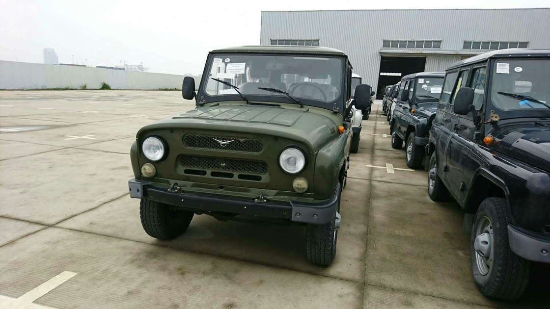 5 স্পিড ম্যানুয়াল 4 হুইল ড্রাইভ UAZ হান্টার ব্যবহৃত মোটর যান 2.7L 128HP