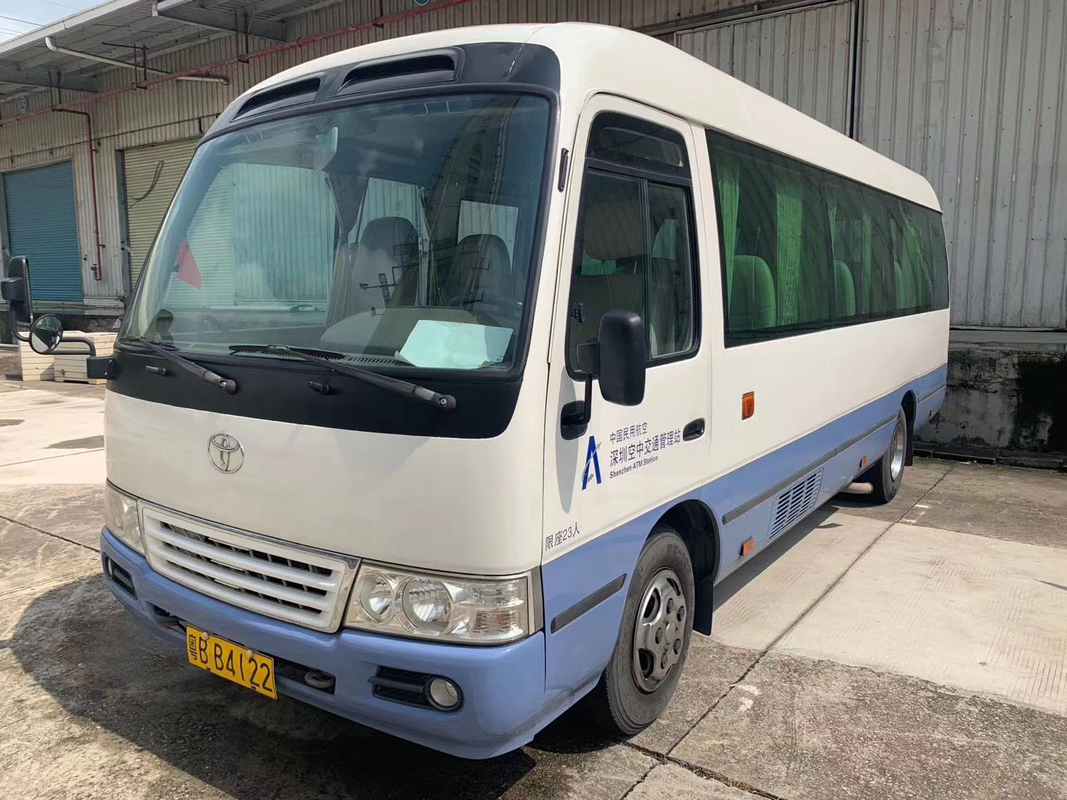 4.0L 100kw টয়োটা কোস্টার প্যাসেঞ্জার বাস 23 সিটার ডিজেল 4.0 ইউরো 3